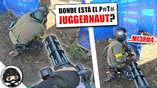 GRITAN de DOLOR por MINIGUN de 3000 RPM❗️ ☢️ ▬ JUGGERNAUT 🔥 ▬ AIRSOFT con @Capitan Gato