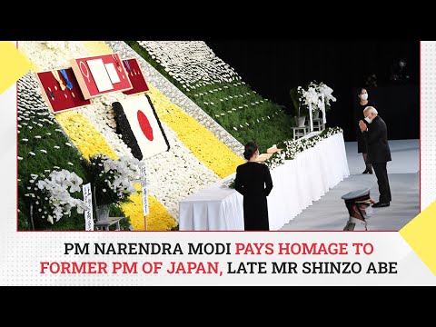 PM Narendra Modi pays homage to Former PM of Japan, Late Mr Shinzo Abe | PMO
