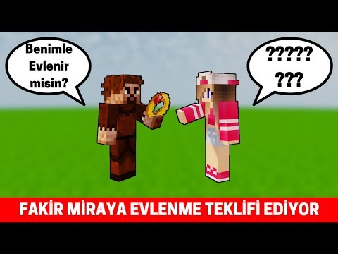 ZENGİN VS FAKİR #233 - Fakir Miray'a Evlenme Teklifi Ediyor (Minecraft)