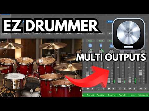 EZ DRUMMER + LOGIC PRO 11 Multi-Output for Studio Workflow & Killer Drum Tracks