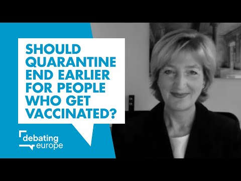 Should quarantine end earlier for people who get vaccinated? - Christiane Woopen