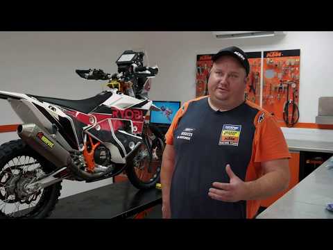 Final bike checks ahead of The Dakar Rally