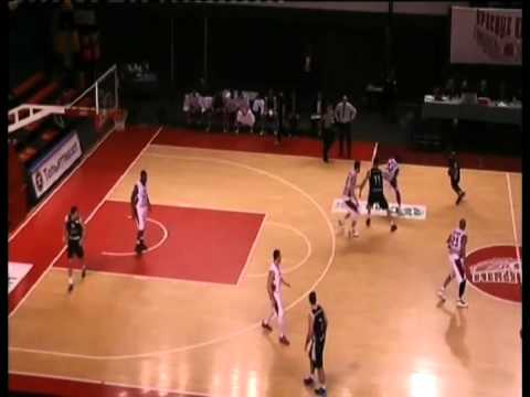 Bogavac Slavisa No.14, black jersey,19pts,11reb,rank 25. 1st half, Krasnye Krylia - Gaz Metan Medias