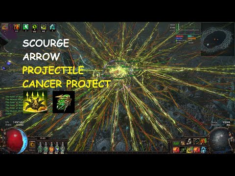 [POE 3.21] Ballista Scourge Arrow Pathfinder, Wilma's attack/cast speed stacking, Work in progress