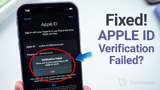 How to Fix Apple ID Verification Failed on iPhone/iPad! (6 Ways)