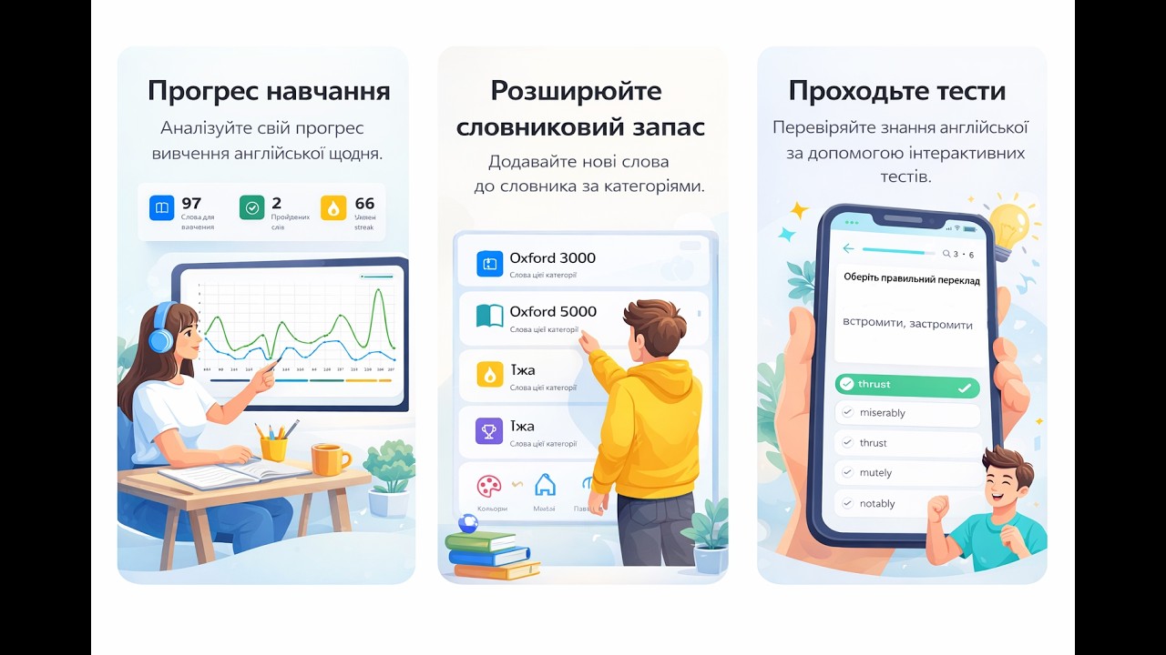 Відеодемонстрація платформи EngV — вивчення англійської мови онлайн