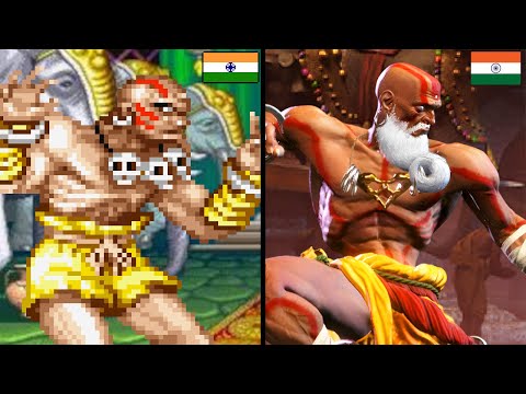 Evolution Of Dhalsim In All Street Fighter Games (1991- 2024)
