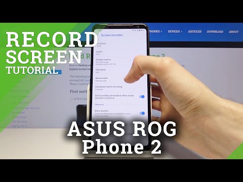 Record Screen in ASUS ROG Phone 2– Record Screen Tutorial