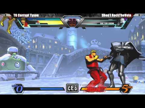 UMVC3 TG Corrupt Tyson vs Shen I RockTheVote - CEO 2012 Tournament