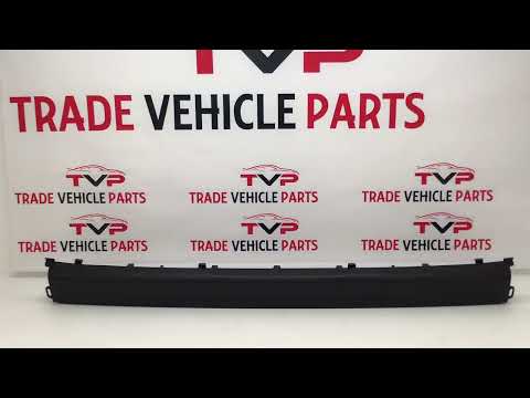 Fits Renault Master 2010- Rear Bumper Mat Black Textured video