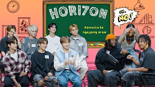 HORI7ON's Funny Game Challenge | The First Filipino K-POP Group To Debut In South Korea