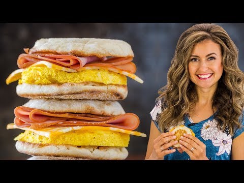 Make-Ahead Freezer Breakfast Sandwiches | Meal Prep