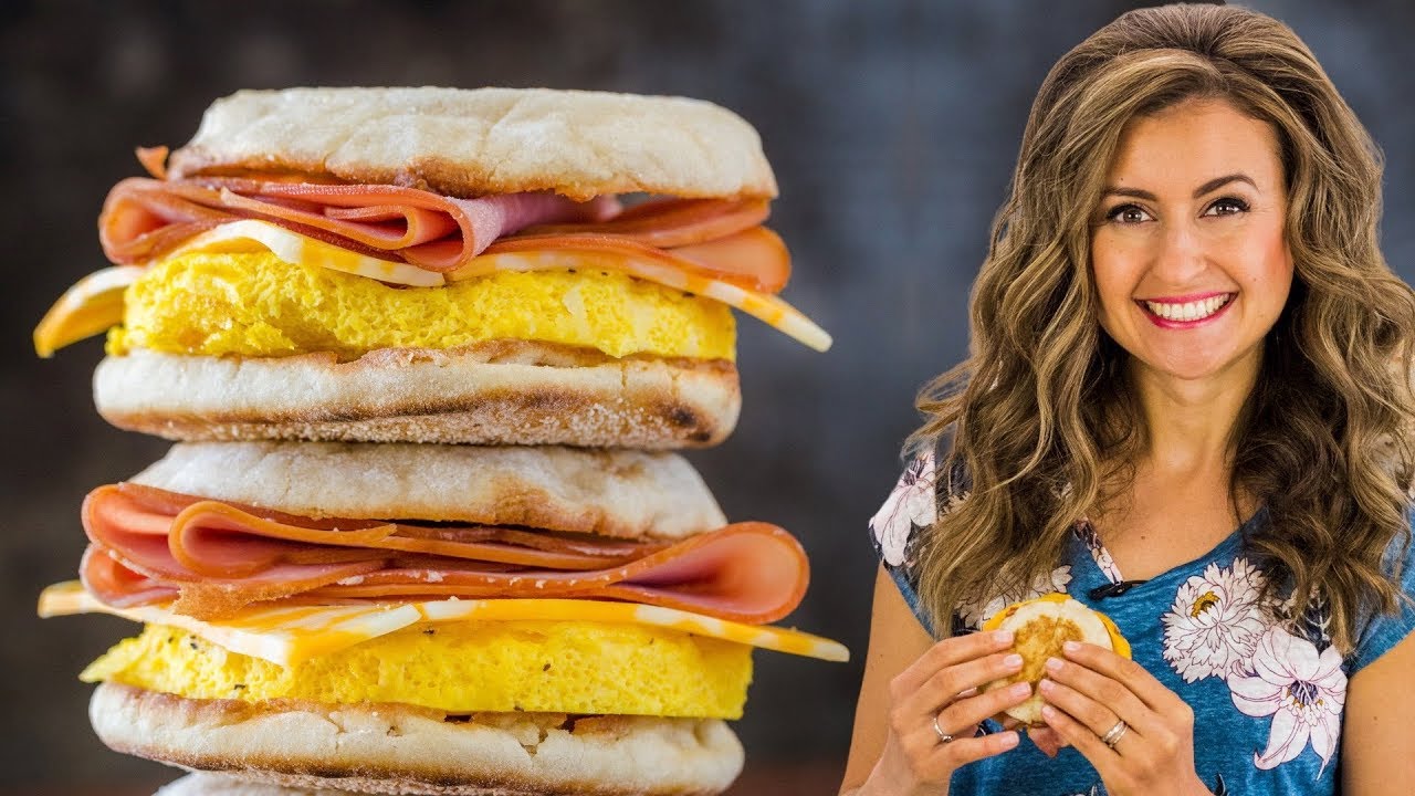 Make-Ahead Freezer Breakfast Sandwiches | Meal Prep