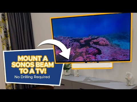 How To Install SONOS  BEAM Using Soundbass TV Mount Attachment in 20 Mins