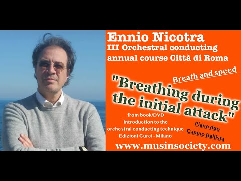 Learn conducting with Ennio Nicotra from his book/DVD: 