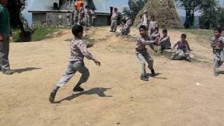 preview picture of video 'Kids playing 'kabaddi' at school'