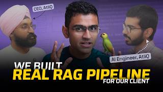 We built a RAG system for a real client