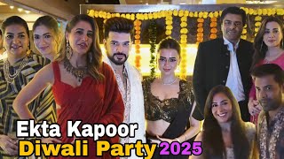 EKTA Kapoor Diwali Party 2025 | Karan Kundra, Tejasswi Prakash, Nargis Fakhri & Other