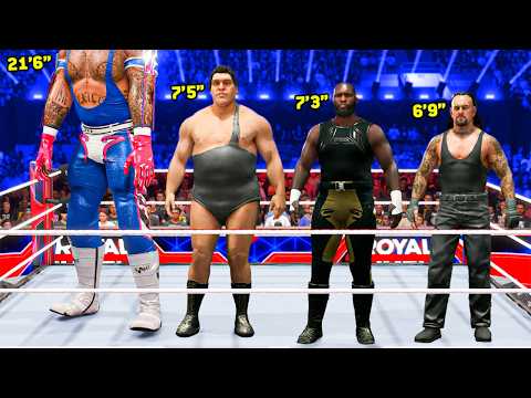 What if You Had a Royal Rumble Of ONLY Giants?