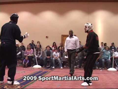 Brandon Bertsch v Edgar Jimenez - Men's Super HW point sparring elim - 2009 NBL Supergrands