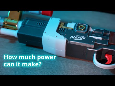 Making The Mandalorian Amban Nerf Gun ACTUALLY POWERFUL!