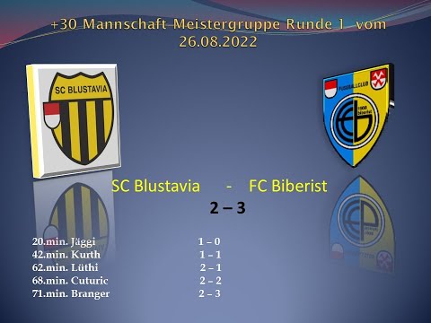 +30 Meisterschaft SC Blustavia - FC Biberist