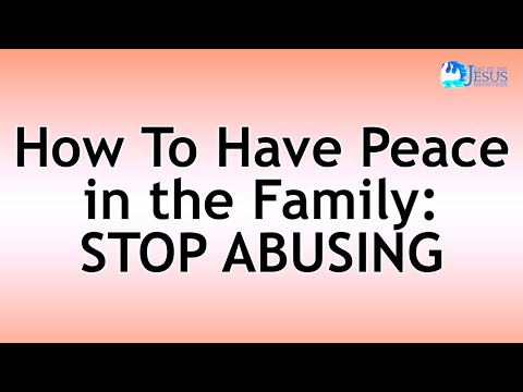 2022-07-22 How To Have Peace in the Family: STOP ABUSING - Ed Lapiz