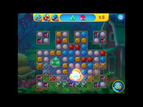 Fishdom level 6385 no boosters フィッシュダム ノーマル [Friend's]