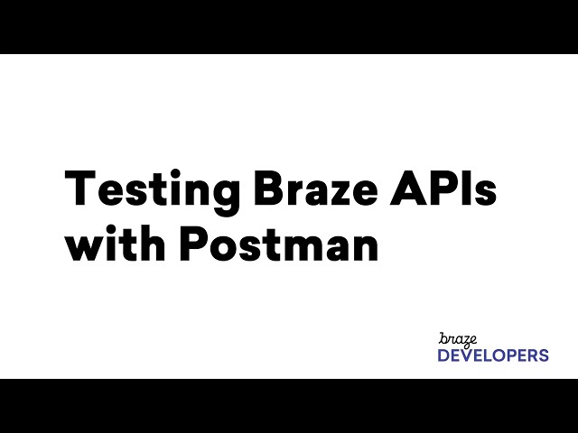 Braze product / service