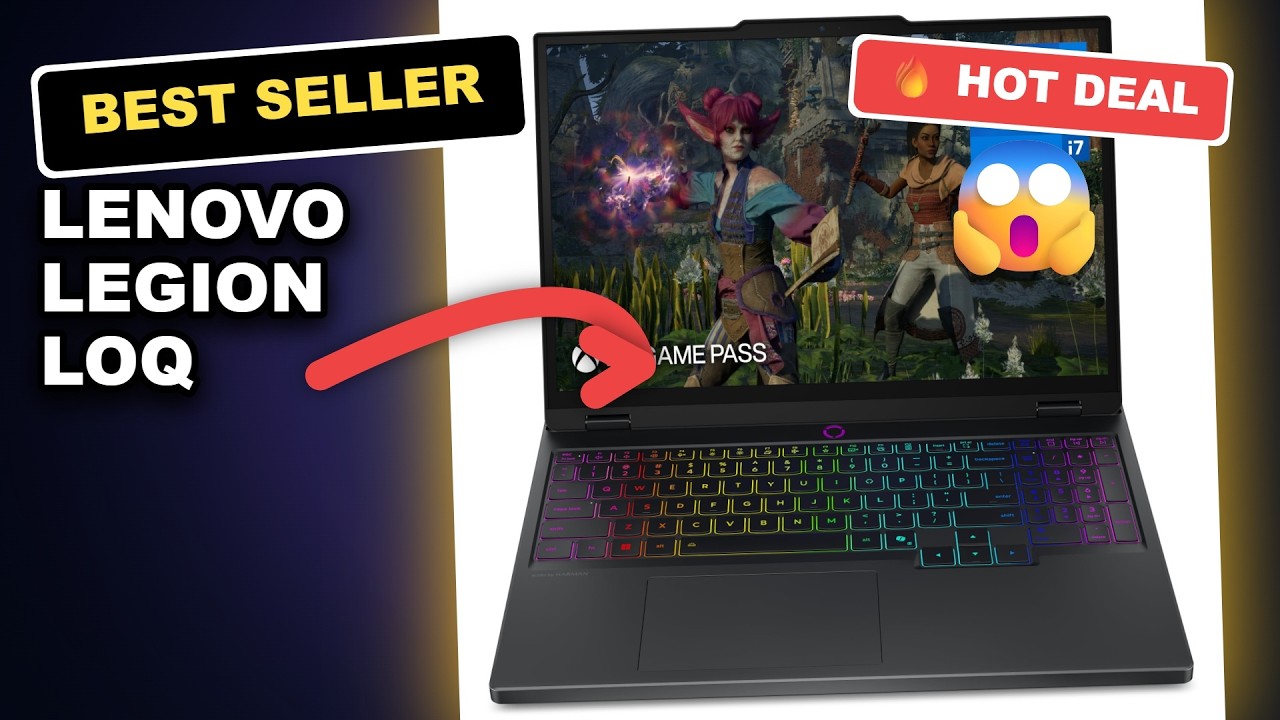 Lenovo Legion LOQ AI-Powered Gaming Laptop Review: Performance, Features, and Value review video