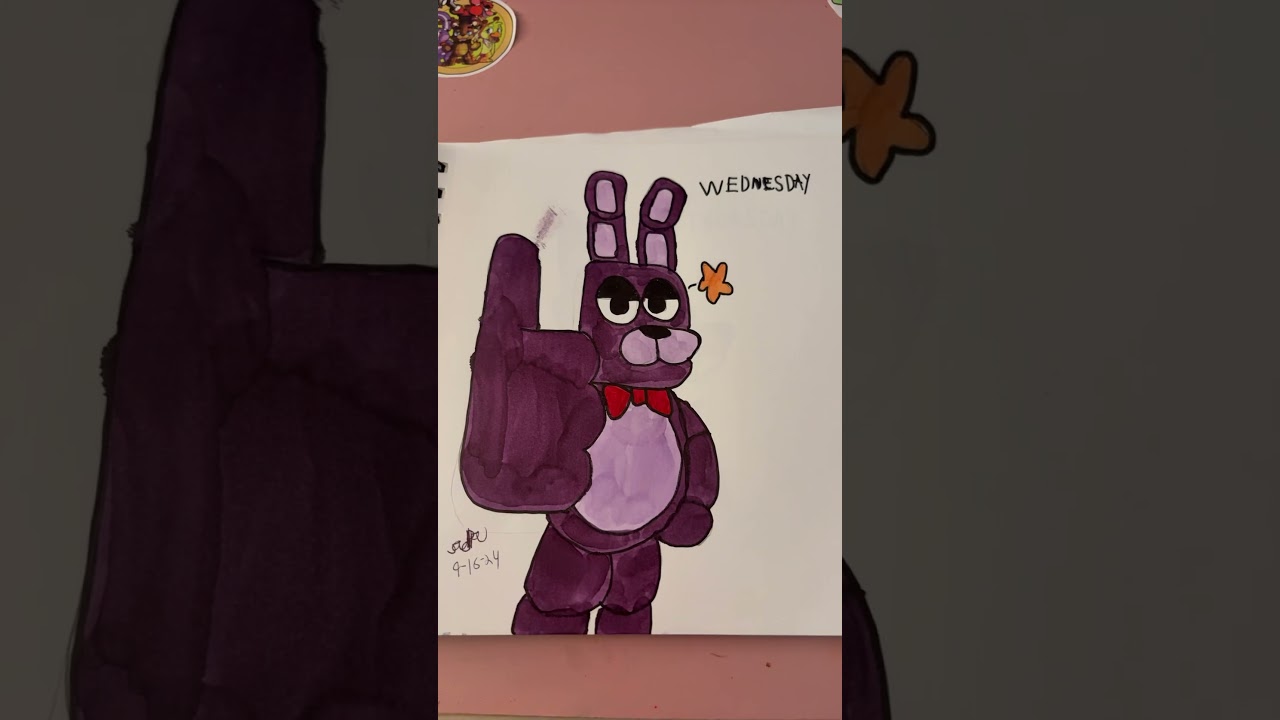 All my FNaF Drawings I Could Find! #fnaf #shorts #drawings