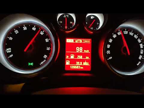 Opel Astra J GTC 1.4 turbo 40-140 km/h acceleration