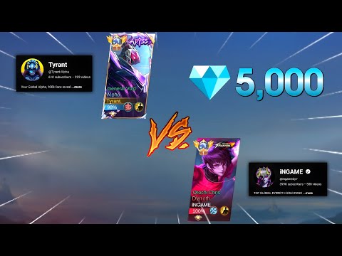 TYRANT VS INGAME ( TOP GLOBAL DYRROTH ) ALPHA VS DYRROTH - WHO WILL WIN!?