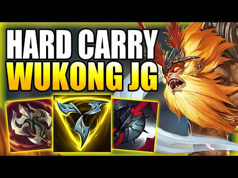 HOW TO PLAY WUKONG JUNGLE CORRECLY & CARRY YOUR GAMES! - Best Build/Runes S+ Guide League of Legends