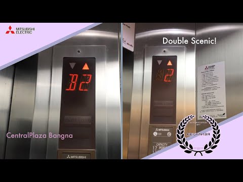 (R01) CentralPlaza Bangna, Bangkok | 2 Mitsubishi Traction Scenic Elevators