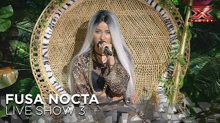 Fusa Nocta se inventa un tema nuevo: 'Chicochao' y domina el escenario | Live 3 | Factor X 2018