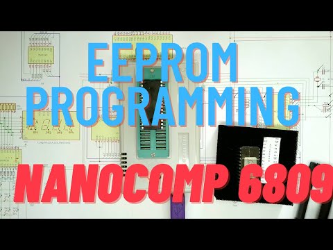 Nanocomp 6809 #5 EEPROM - 8 Bit Breadboard Micro