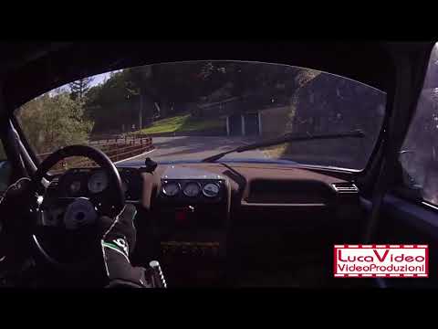 Cameracar Slalom Favale-Castello 2018 Luca Raspini Peugeot 205 classe S4 2°di classe - Terza manche