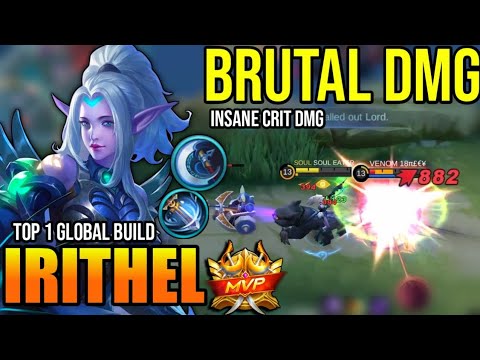 IRITHEL BEST BUILD 2023 | BUILD TOP 1 GLOBAL IRITHEL GAMEPLAY | MOBILE LEGENDS