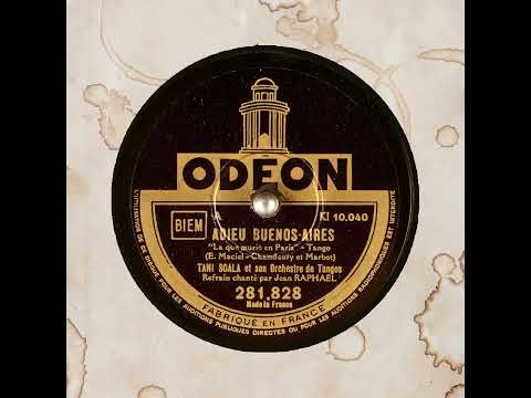 ADIEU BUENOS AIRES   TANI SCALA et son Orchestre de Tangos