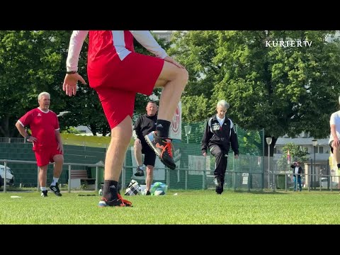 Kicken ohne Sprinten: Europas Walking-Football-Stars zu Gast in Wien