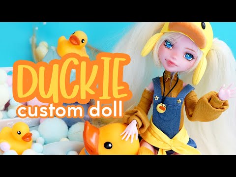 DUCK 🐤 V-TUBER CUSTOM DOLL | Ahirune Mei | Commissioned monster high doll repaint | PIXIENATORY