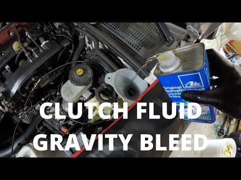 Clutch Fluid Gravity Bleed | Honda S2000
