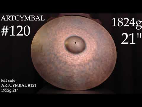 1824g 21" ARTCYMBAL #120 by Manabu Yamamoto