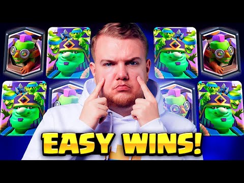 BEST NO SKILL DECK TO PUSH IN CLASH ROYALE 😱