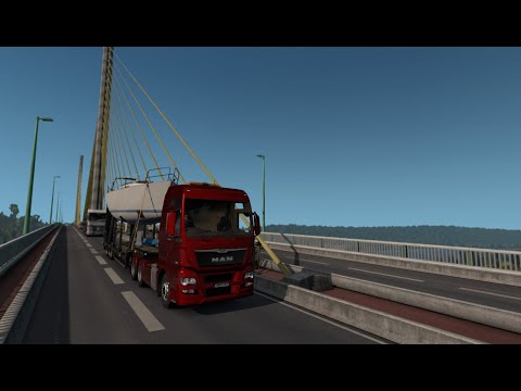 ETS2: Dover to Rennes: MAN TGX Euro 6 with a 6t Yacht
