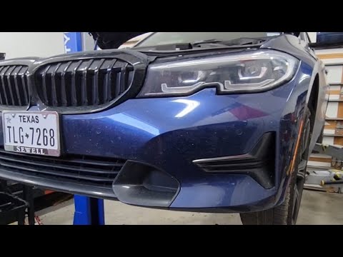 2020 BMW G20 330i lower radiator blind replacement