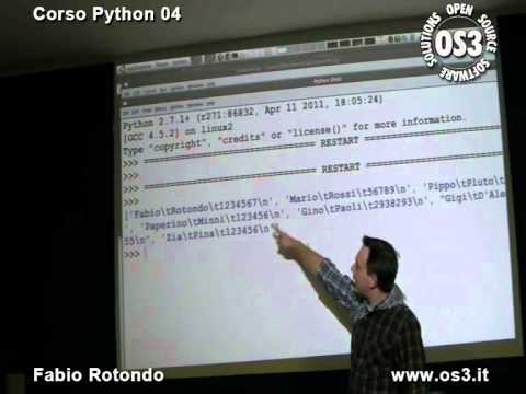 Corso Programmazione e Python - Lezione 4