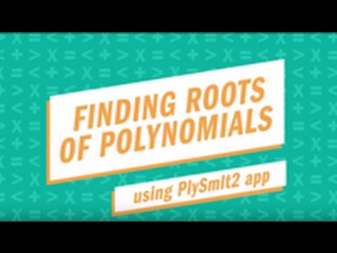 Finding Roots of Polynomials With the TI-84 Plus CE...