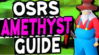 The Ultimate Amethyst Mining Guide Old School Runescape